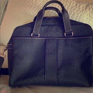 NWT Coach business brief case/ laptop bag